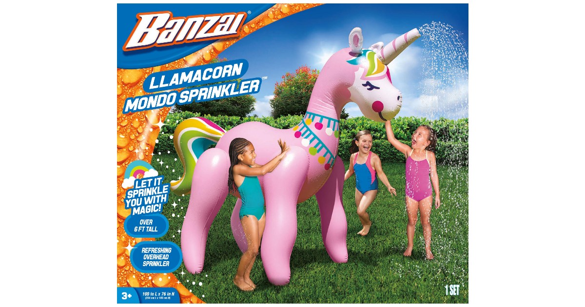 Banzai Llamacorn Mondo Sprinkler ONLY $39.79 at Walmart