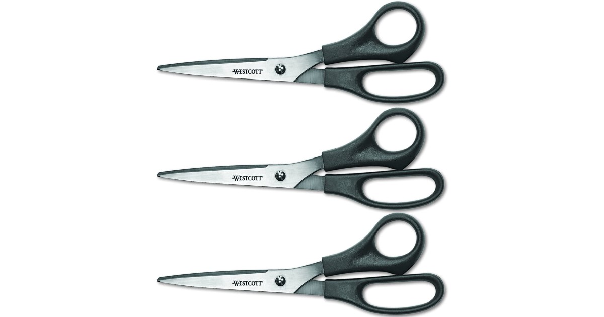 Westcott All Purpose Value Scissors 3-Pack ONLY $4.97 (Reg $11)