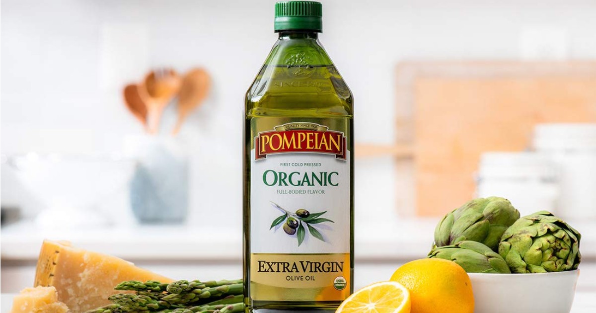 Pompeian Organic Extra Virgin Olive Oil ONLY $9.01 Shipped