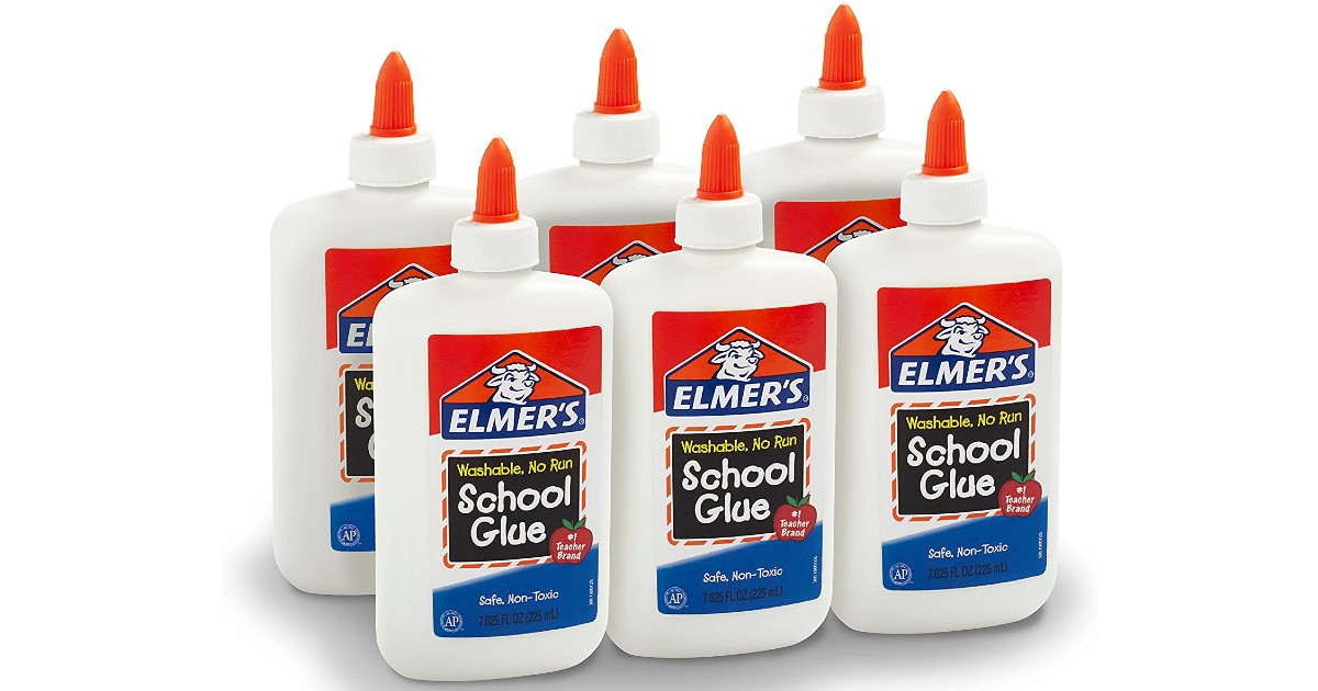 Elmer's Liquid School Glue 6-Pack ONLY 6.98 (Reg $22)
