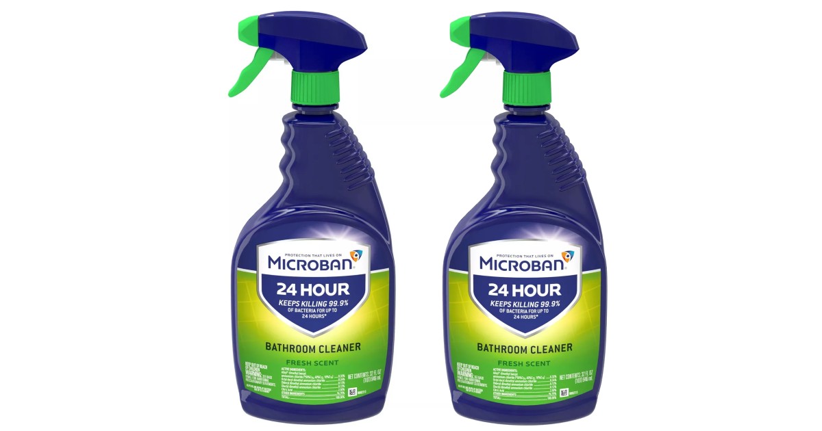 Microban 24 Hour Bathroom Cleaner ONLY $3.99 at Target