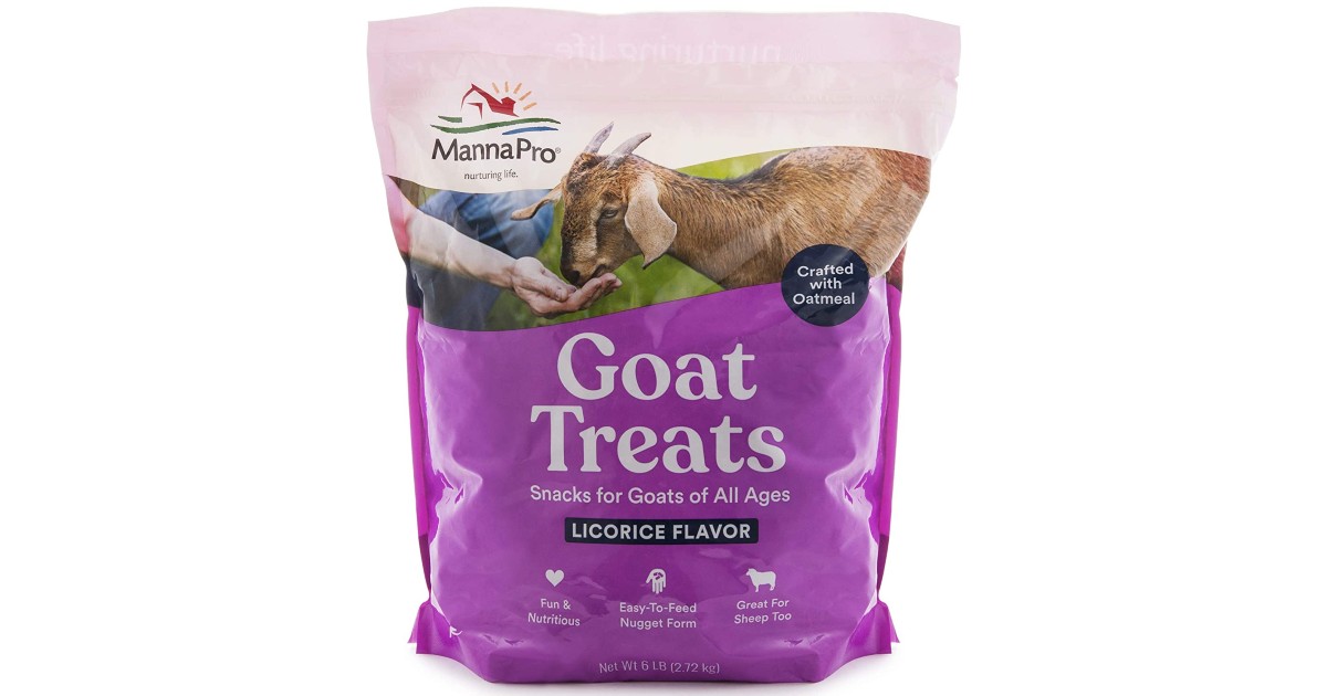 Manna Pro Goat Treats at Amazon
