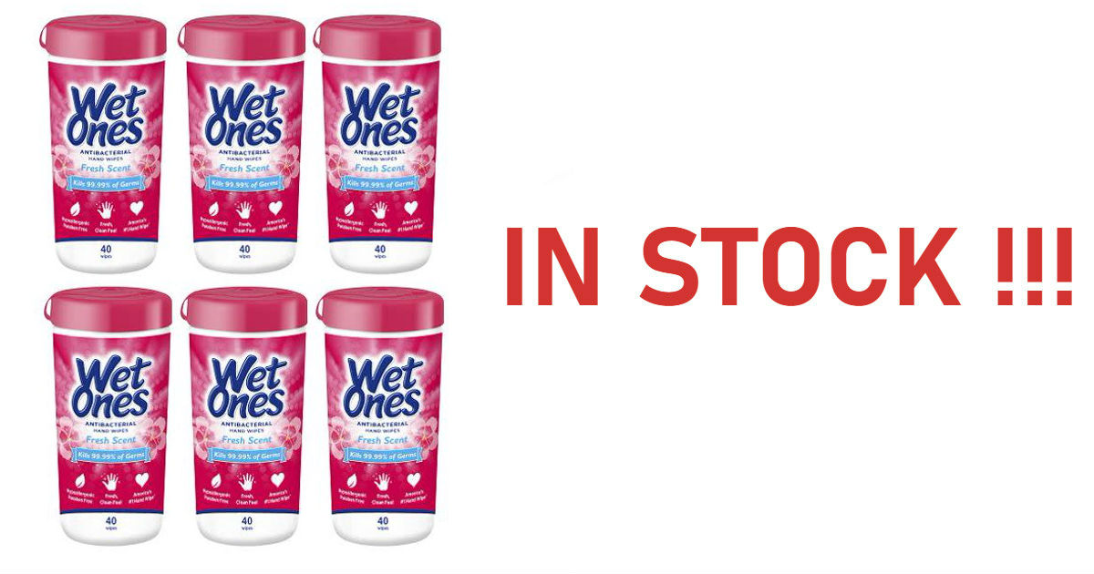 wet ones in stock