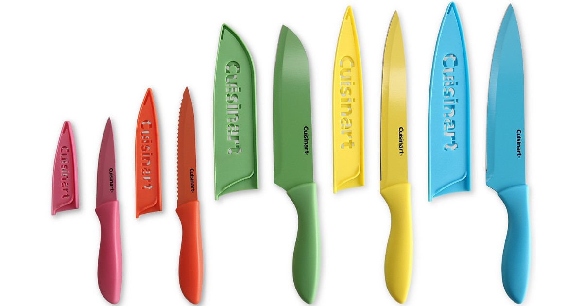 Cuisinart 10-Pc Knife Set w/ Blade Guards ONLY $14.99 at Macy's