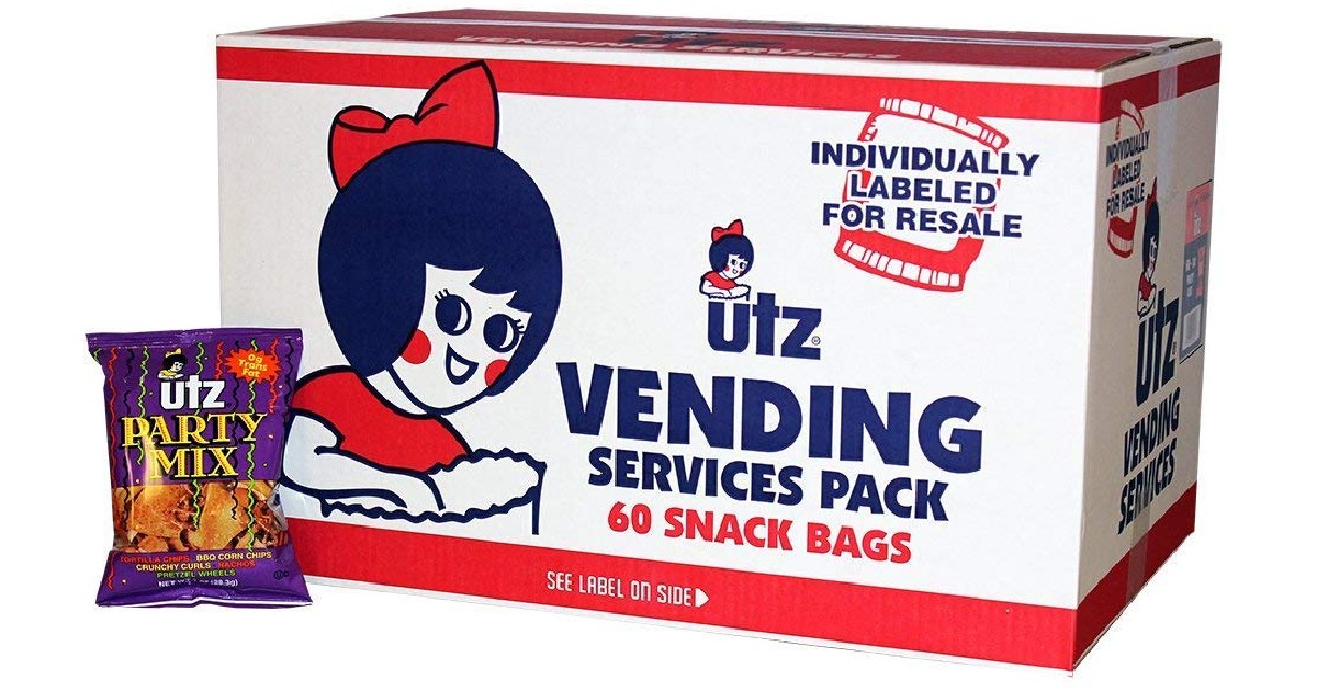Utz Party Mix 1Ounce Bag Snacks 60ct ONLY 13.78 Shipped Daily