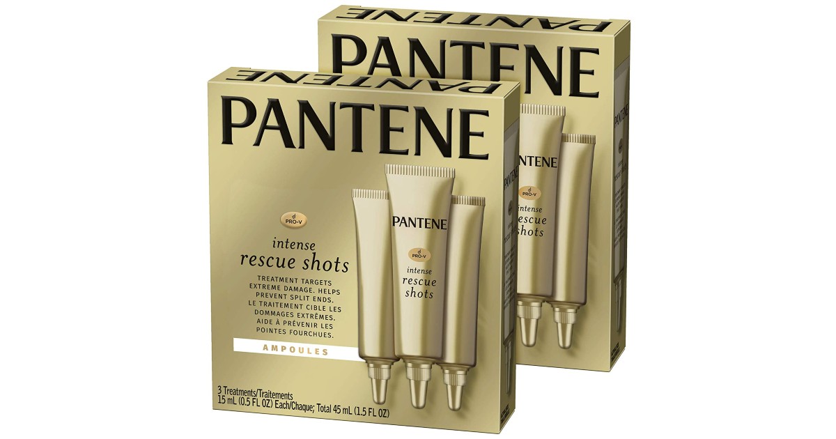 Pantene Hair Treatment Shots 6-Count Pack ONLY $7.75 at Amazon