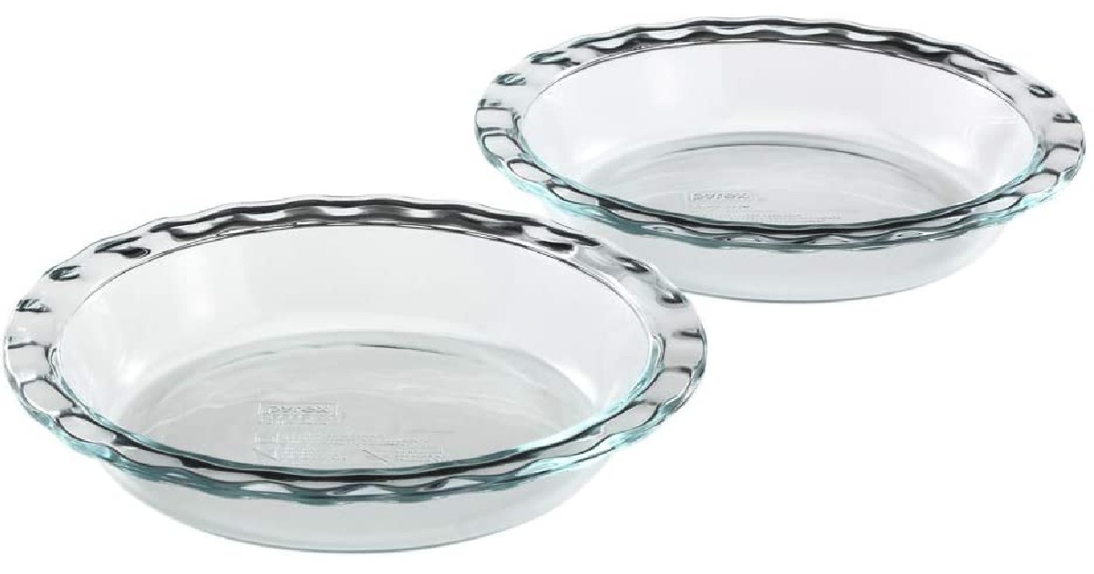 Pyrex Easy Grab Glass 9.5-Inch Pie Plates ONLY $11.04 (Reg. $44)