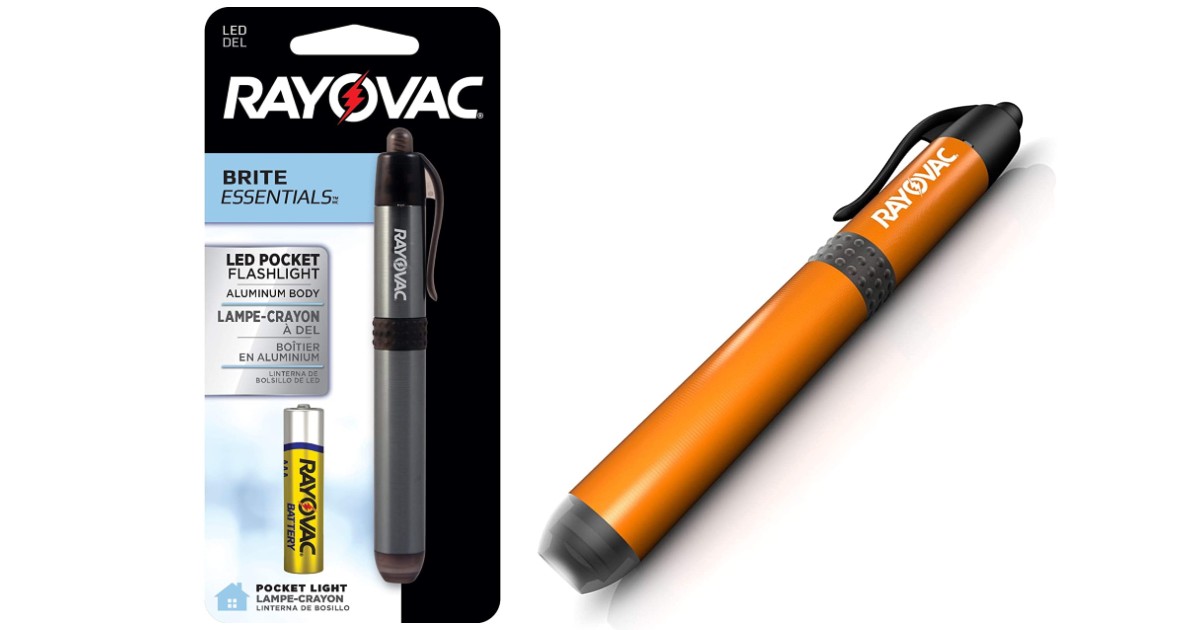 Rayovac Pen Flashlight ONLY $2.97 at Amazon (Reg $5)
