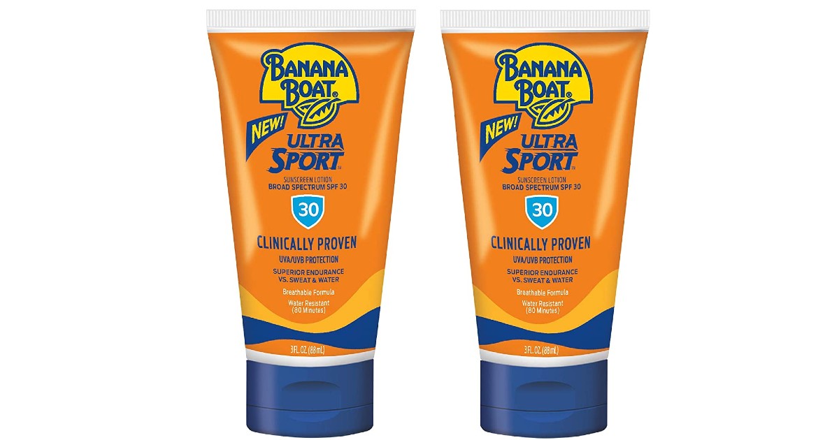 Banana Boat Sport Sunscreen 2-Pack ONLY $4 Shipped