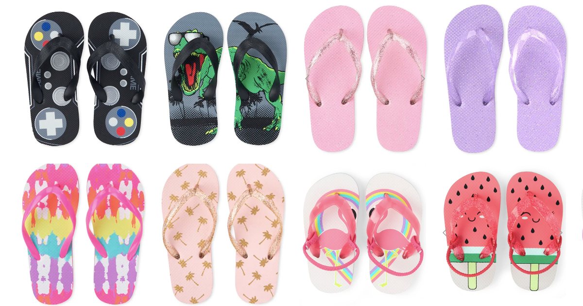 Kids Flip Flops as Low as $1.78 at The Children's Place - Daily Deals ...