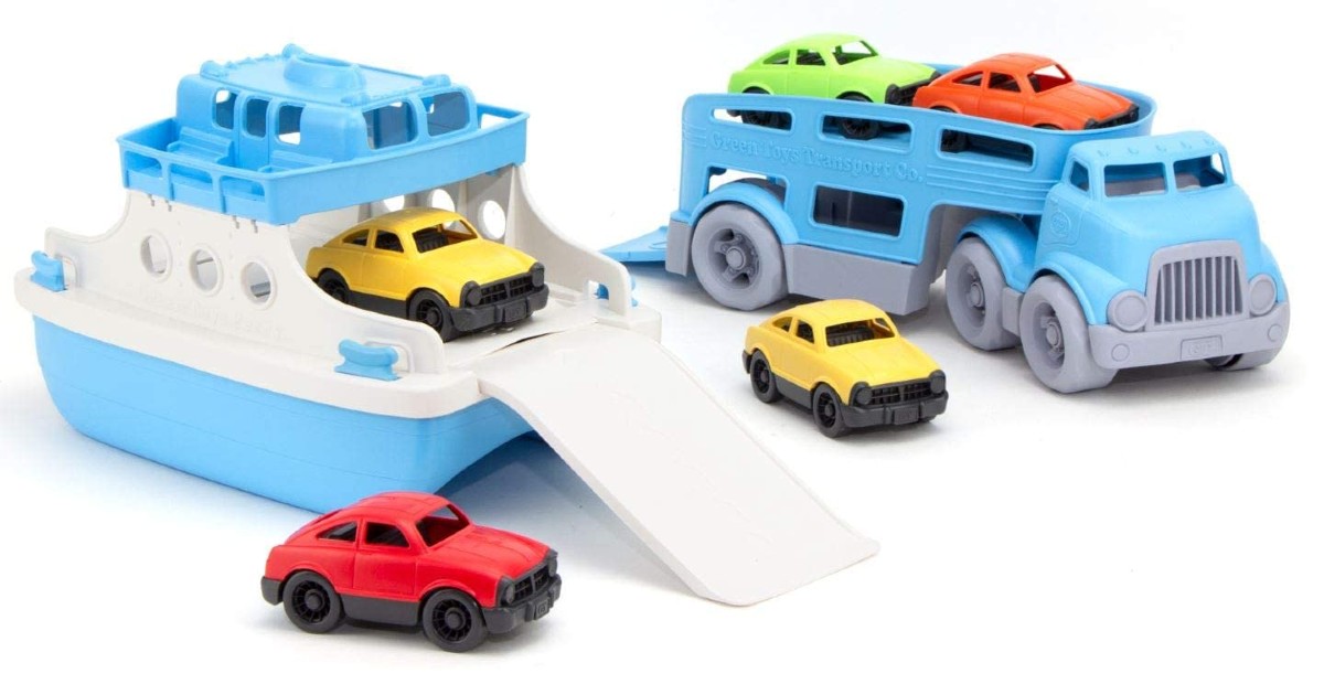Green Toys Ferry Boat & Car Carrier ONLY 25.30 (Reg. 45) Daily