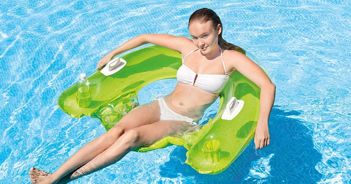 Intex Sit N Float Inflatable Lounge on Amazon