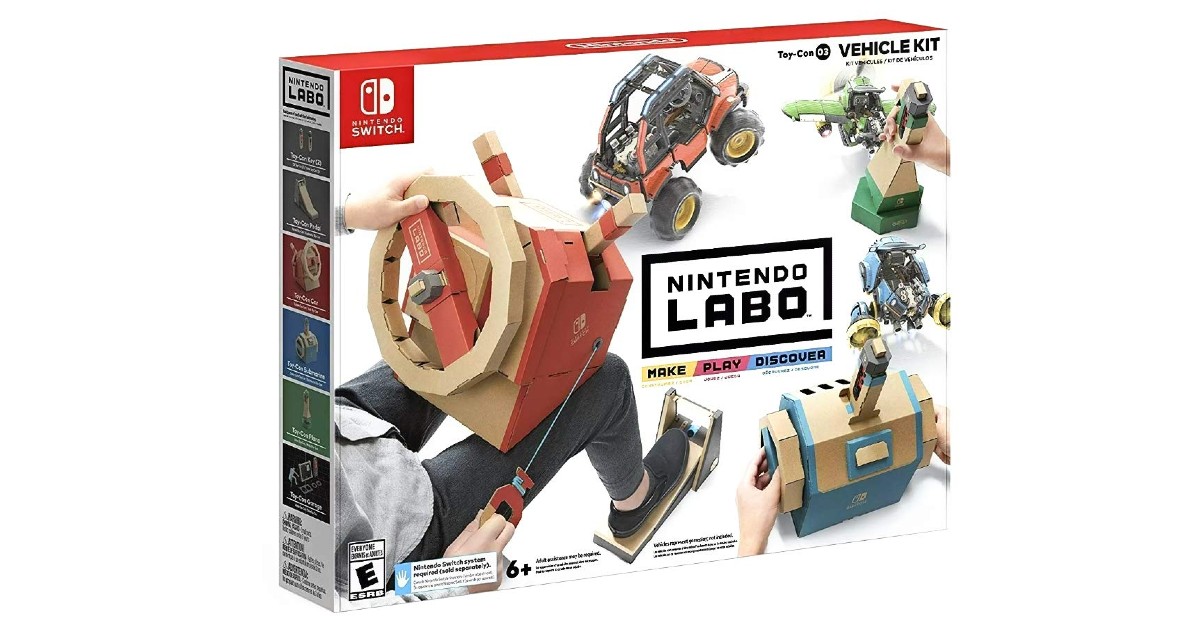 Nintendo Labo Toy-Con Vehicle Set ONLY $19.99 (Reg. $70)