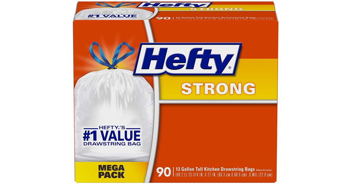 Hefty Kitchen Strong Tall Kitchen Trash Bags ONLY $10.17 Shipped