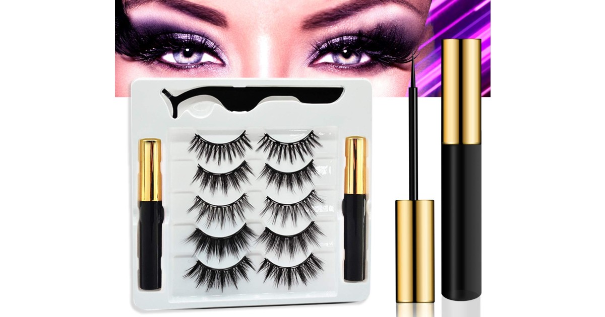 Magnetic Eyelashes with Eyeliner ONLY $21.24 (Reg. $57)