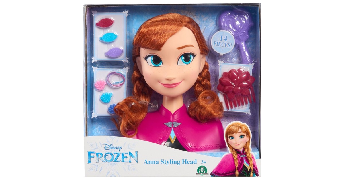 Disney Frozen Anna Styling Head ONLY $7.49 (Reg. $16)