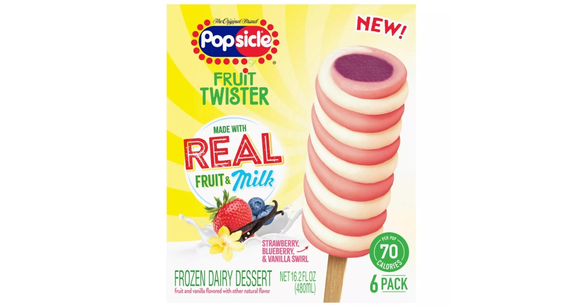 Popsicle Fruit Twisters at Walmart