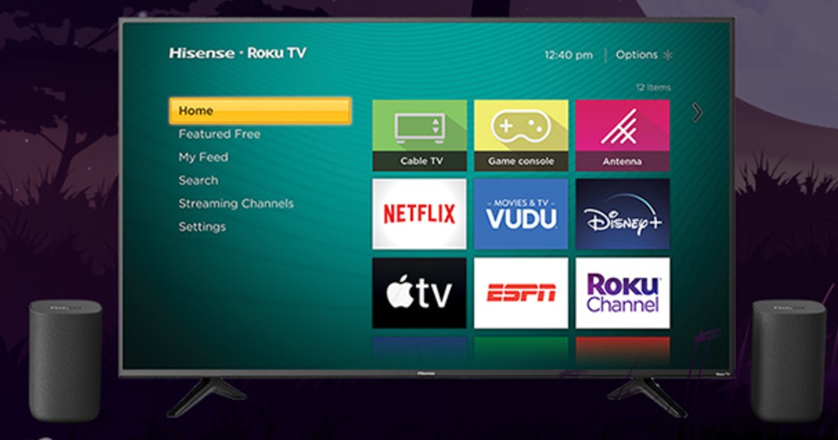 hisense roku tv speakers