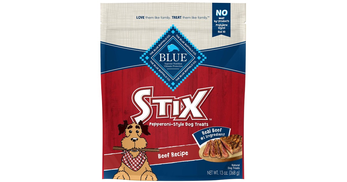 Blue Buffalo Stix Dog Treats 13-oz Bag ONLY $4.80 Shipped