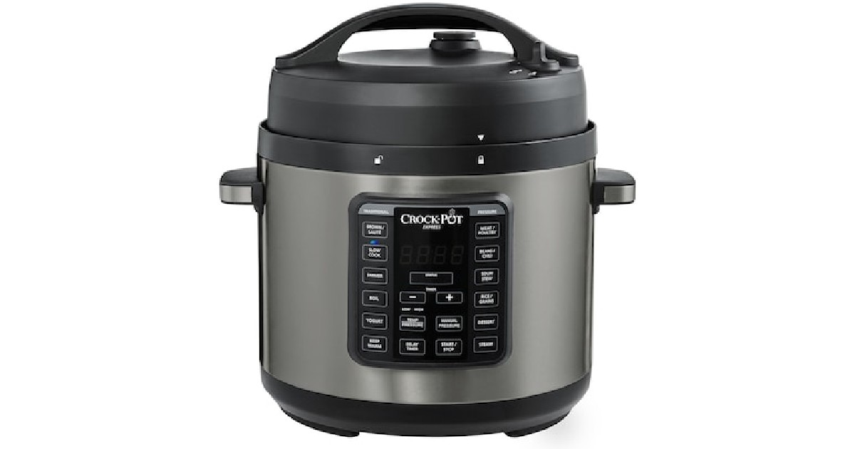 CrockPot Express 6Quart Pressure Cooker ONLY 42.49 (Reg 120