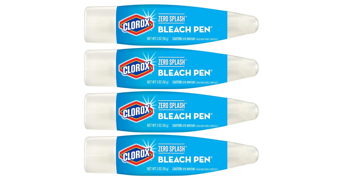 Clorox Bleach Pens 4Count Pack ONLY 8.40 Shipped Deals & Coupons