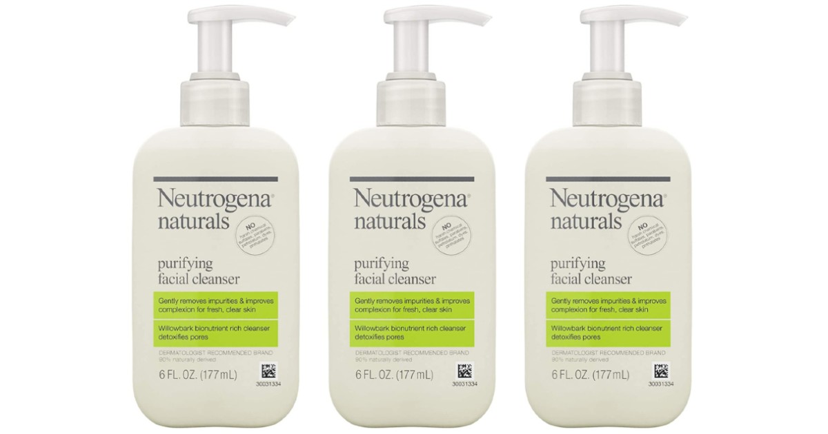 Buy 3 Neutrogena Naturals Facial Cleanser for the Price of 2