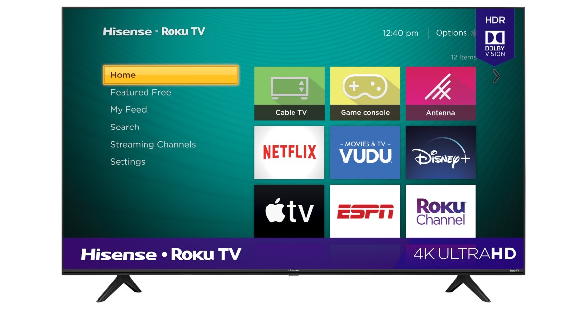 Hisense 58-In 4K Roku Smart TV 