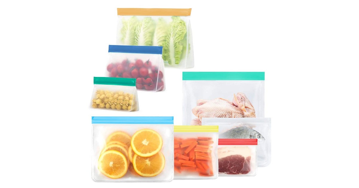 Reusable Food Storage Bags on Amazon