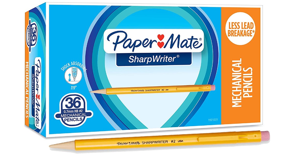 Paper Mate SharpWriter 36-ct Mechanical Pencils ONLY $6.45