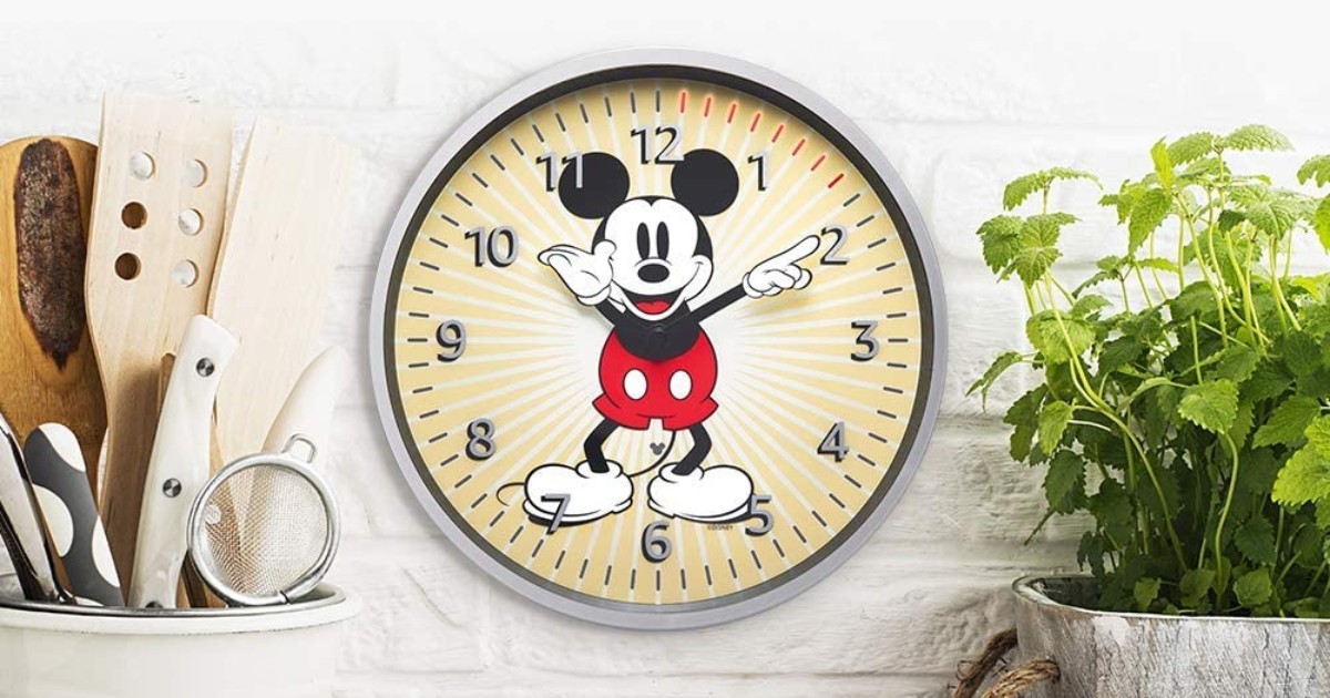 Echo Wall Clock Disney Mickey Mouse ONLY $39.99 (Reg $50)
