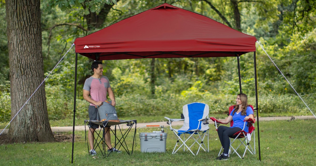 Ozark Trail Straight Leg Instant Canopy ONLY $79 Shipped