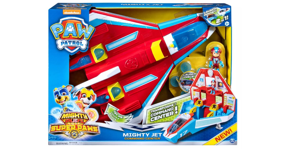 Paw Patrol Transforming Jet Command Center ONLY $20.99 at Target