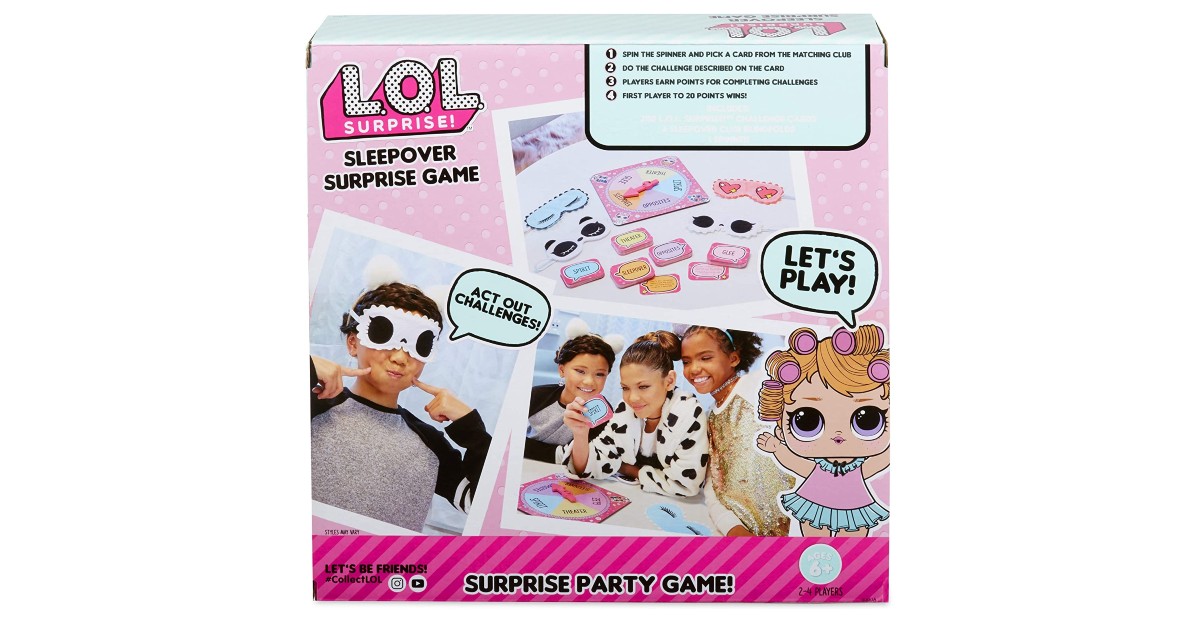 L.O.L. Surprise! Sleepover Surprise Game ONLY $4.88 (Reg. $12)
