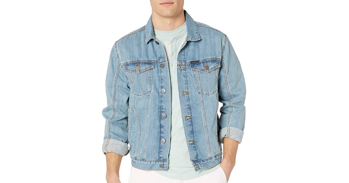 Calvin Klein Men's Denim-Trucker Jacket ONLY $30 at Amazon