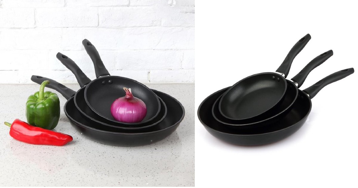 Mainstays Non-Stick Skillet Pack 3-Piece ONLY $8.96 (Reg $15)