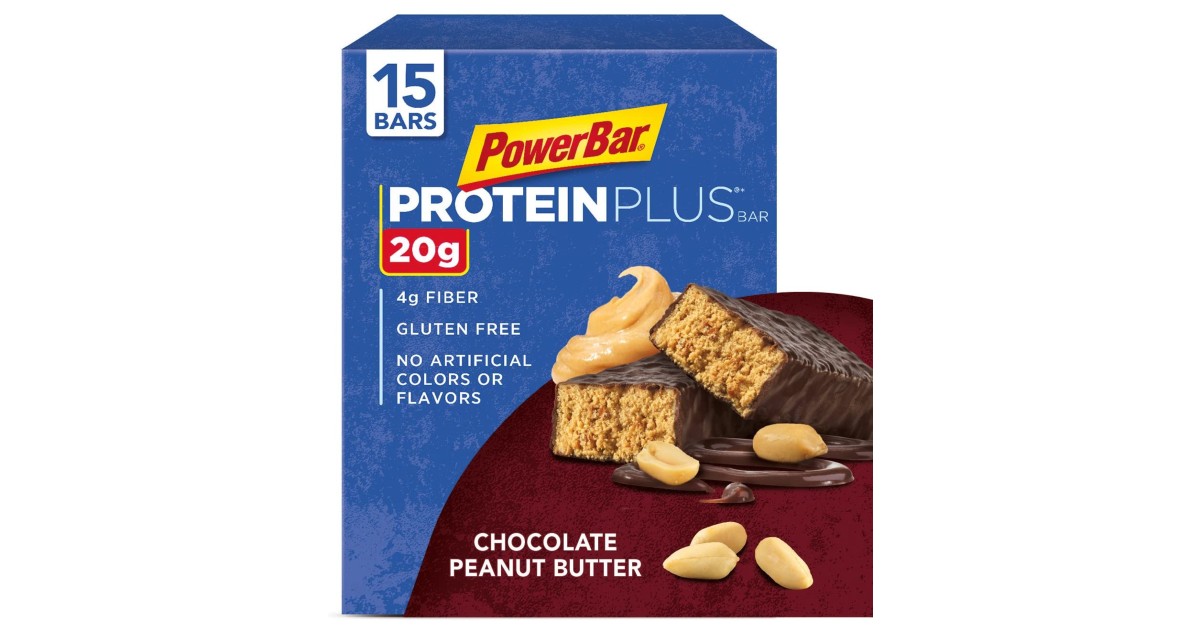 PowerBar Protein Plus Bars 15-Pack ONLY $11.88 Shipped