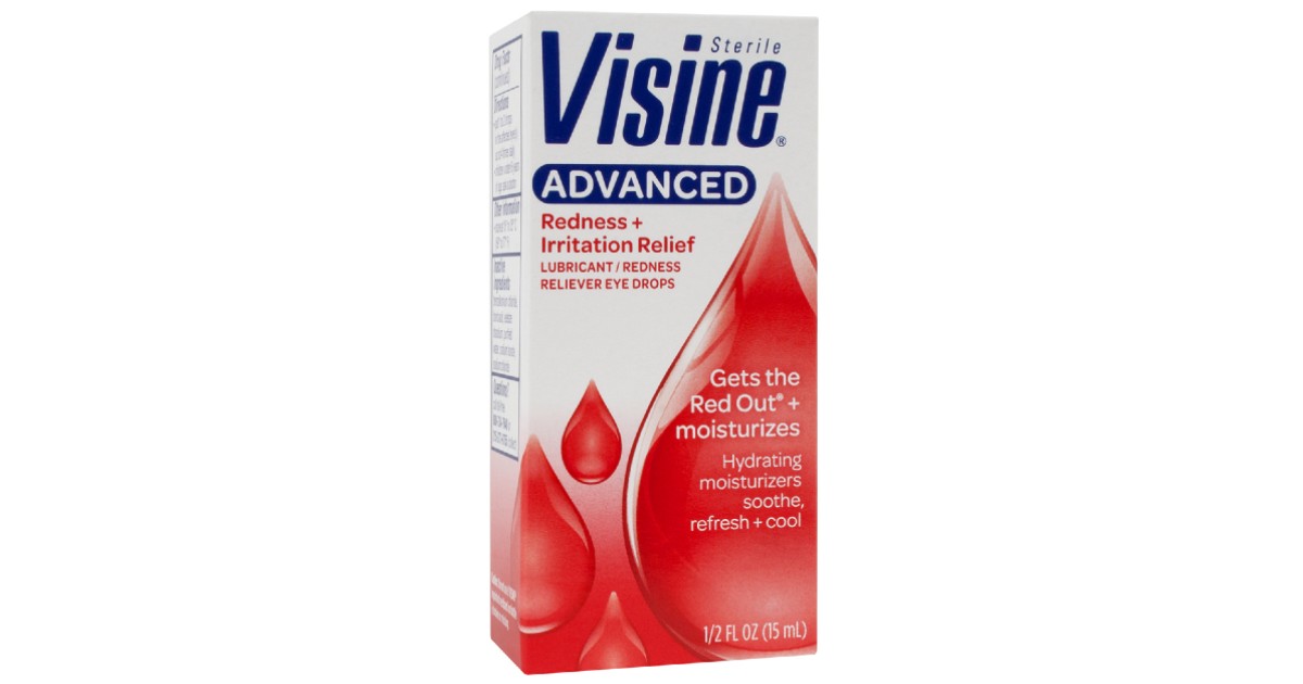 Visine Advanced Redness Eye Drops ONLY $1.99 at CVS