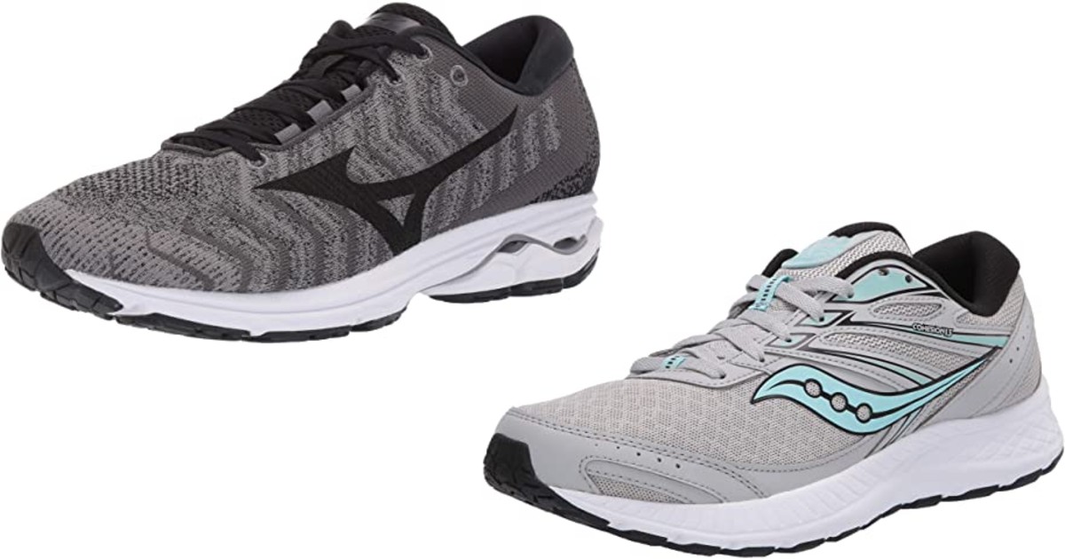Select Styles from Saucony and Mizuno 