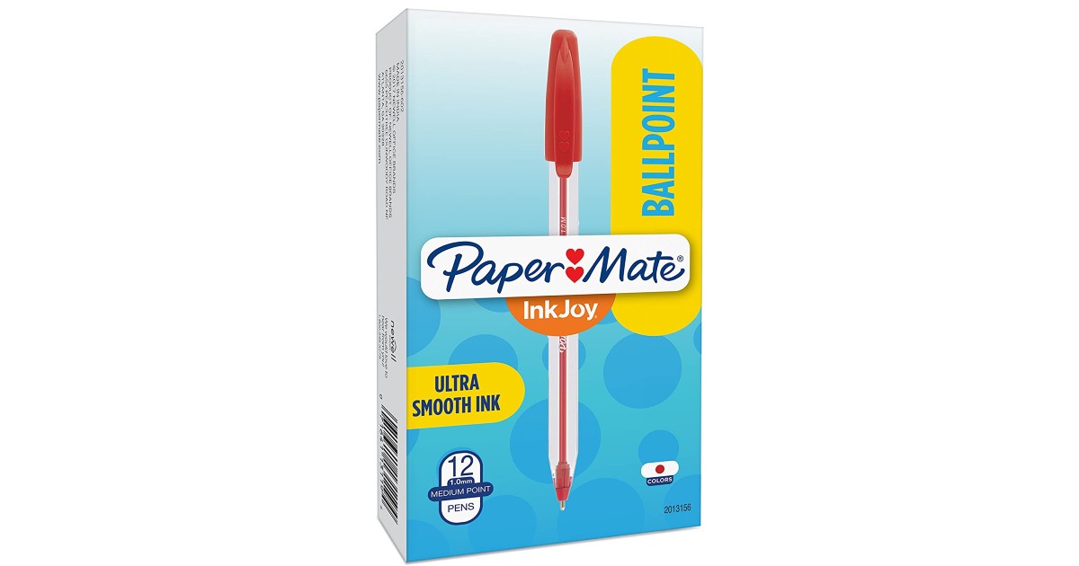 Paper Mate InkJoy Ballpoint Pens 12-Pack ONLY $1.69 at Amazon