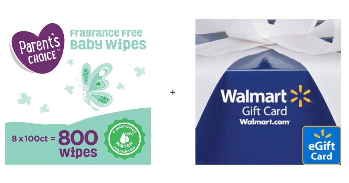 Parent’s Choice Baby Wipes 1,600-Ct + FREE $10 Walmart eGift