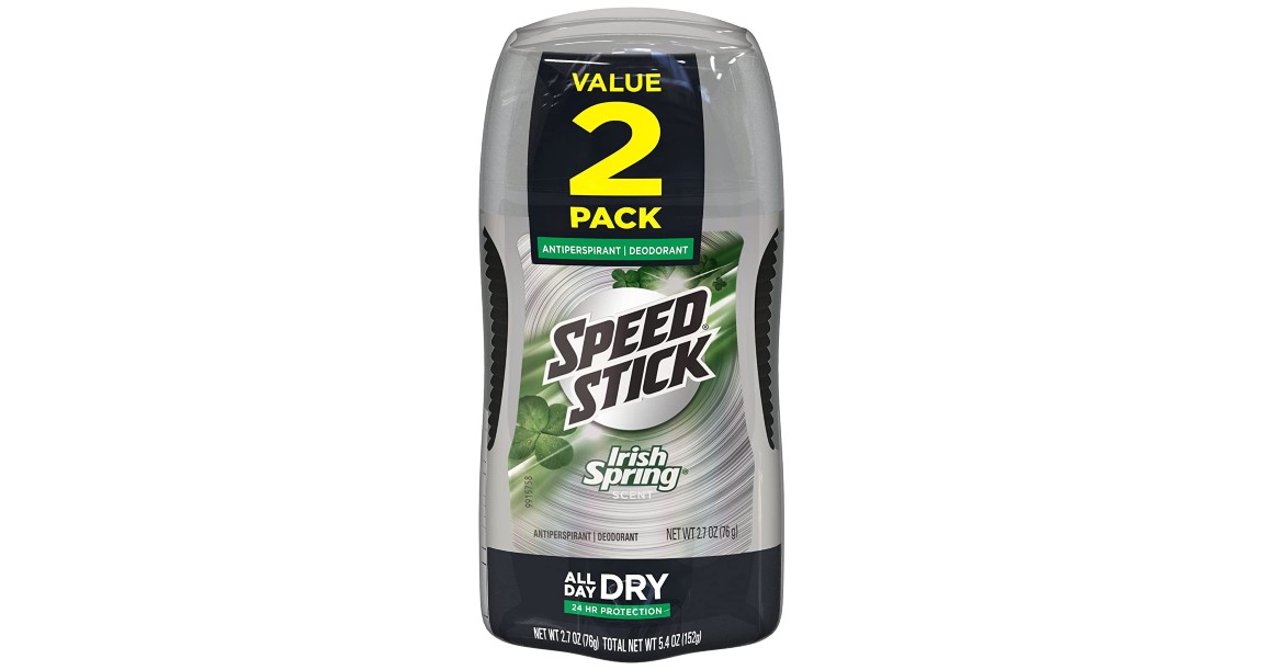 Speed Stick Irish Spring Deodorant 2-Pk ONLY $2.83 Shipped