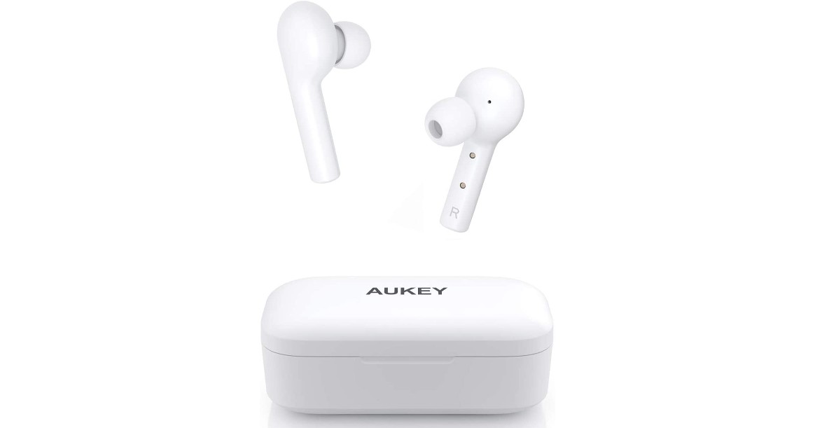 Aukey True Wireless Earbuds ONLY $20.99 (Reg $29)