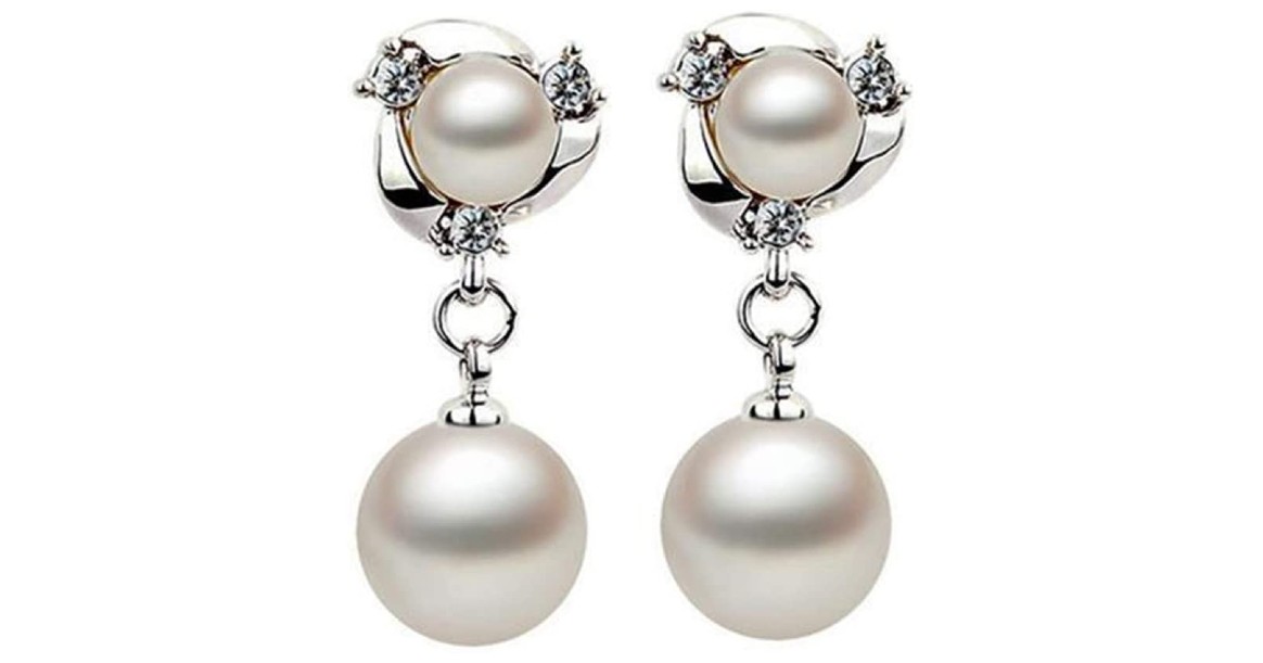 Cultured Pearl Stud Earrings ONLY $1 Shipped