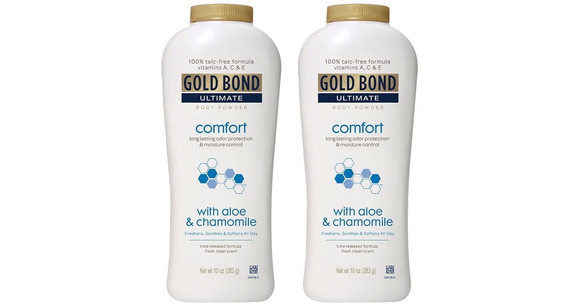 Gold Bond Ultimate Comfort Body Powder 2 For $7.18 at Amazon