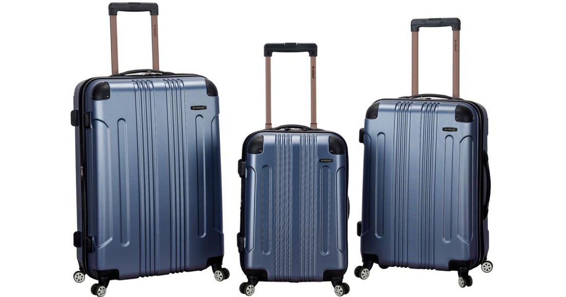 Rockland 3-Pc Hardside Spinner Luggage Set ONLY $170 (Reg $480)