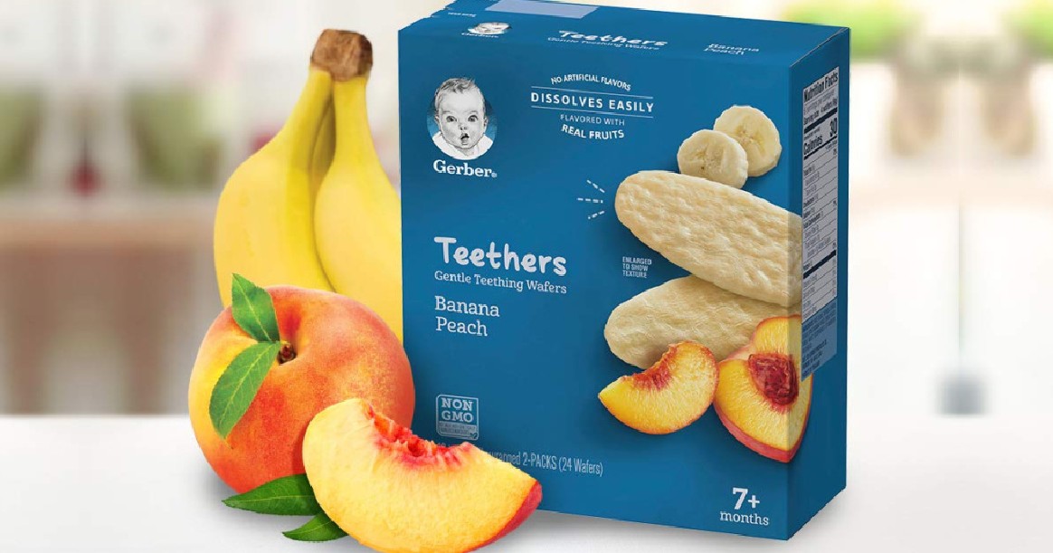 Gerber Teethers Gentle Teething Wafers ONLY $13.41 Shipped