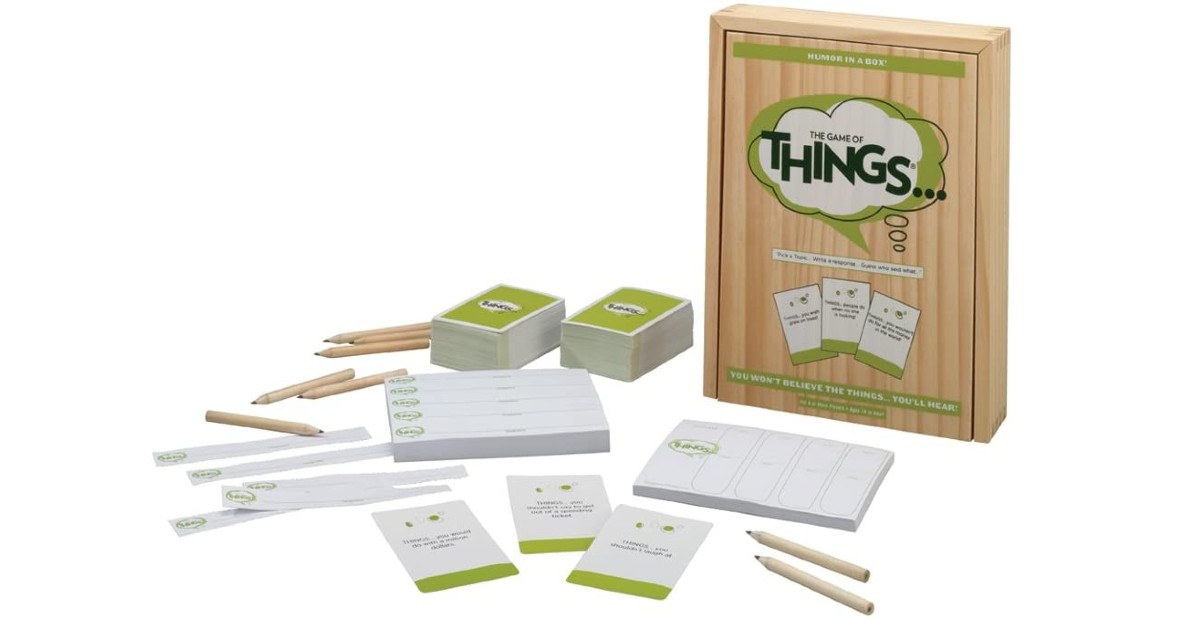 The game of things humor Box. The game of things на русском. Things for game. The game of things список карточек