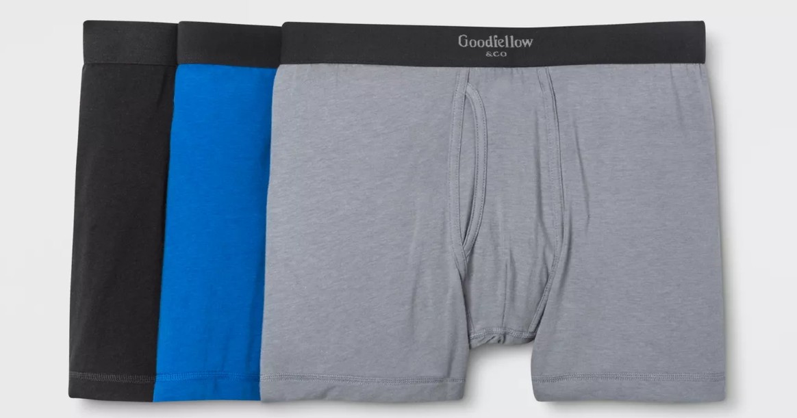 Goodfellow & Co Men’s 3-Pk Boxer Briefs ONLY $9.99 (Reg $19)