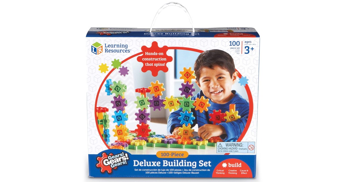 Learning Resources 100-Piece Deluxe Building Set ONLY $13.19