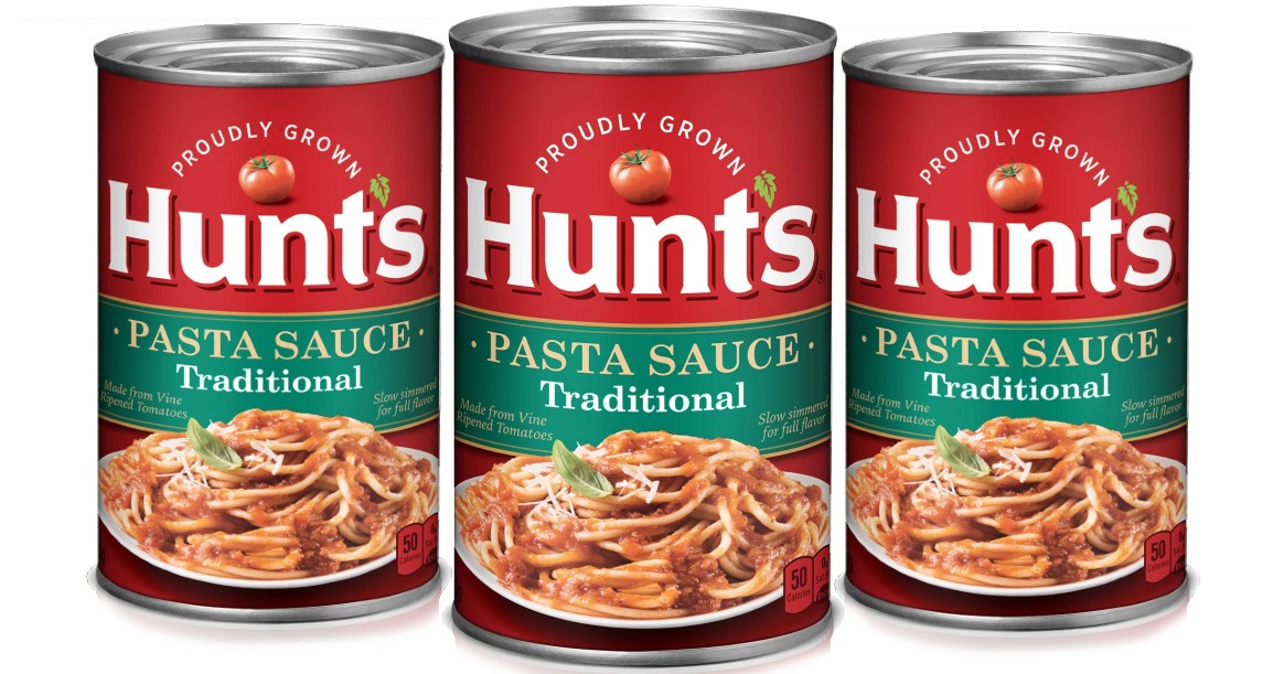 Hunt’s Pasta Sauce Cans 12-Pack ONLY $8.69 Shipped